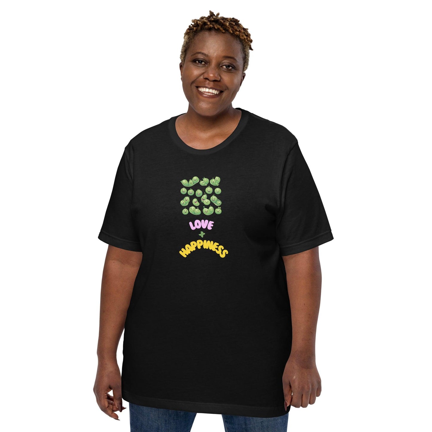 Peas, Love, Happiness T-Shirt - Swag Me