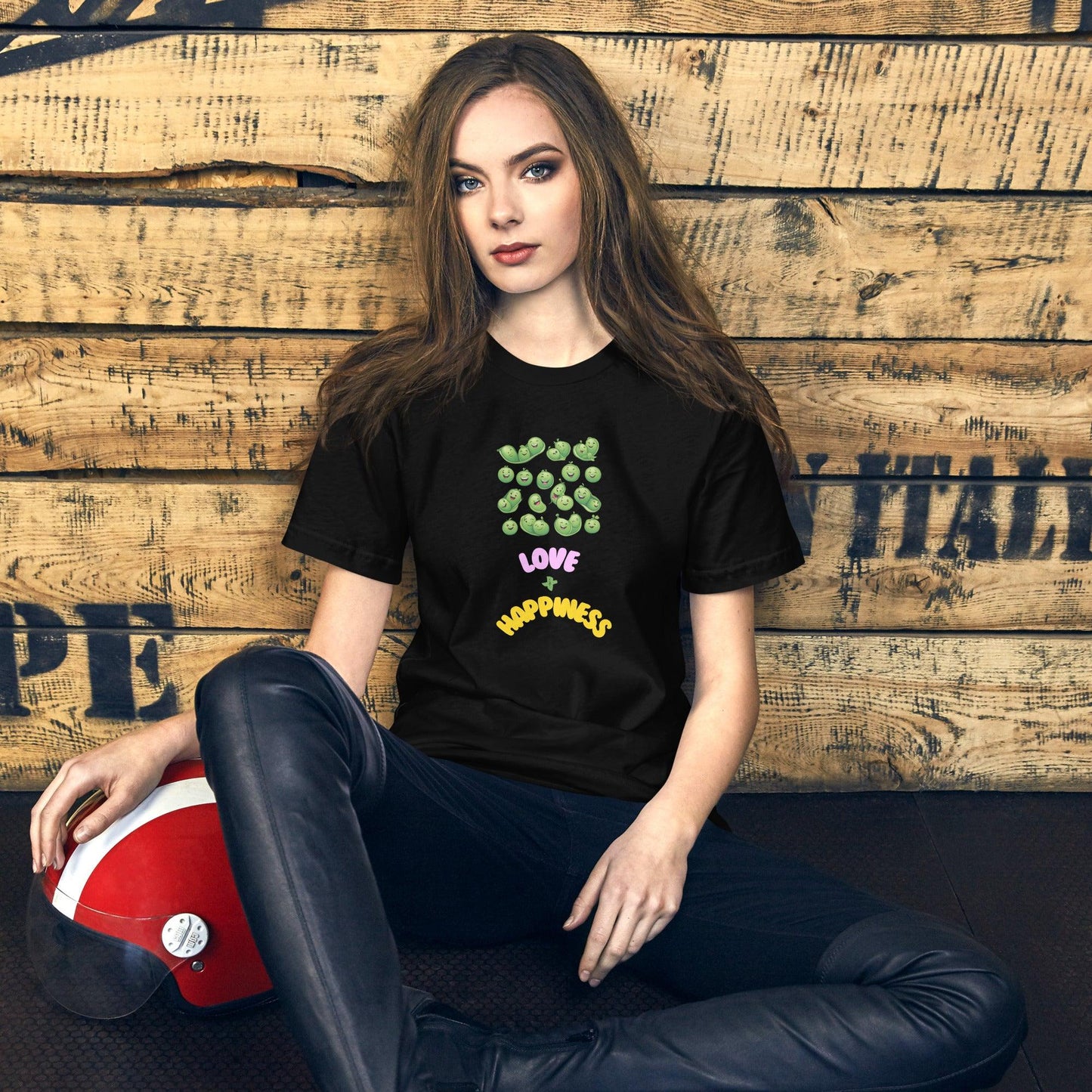 Peas, Love, Happiness T-Shirt - Swag Me