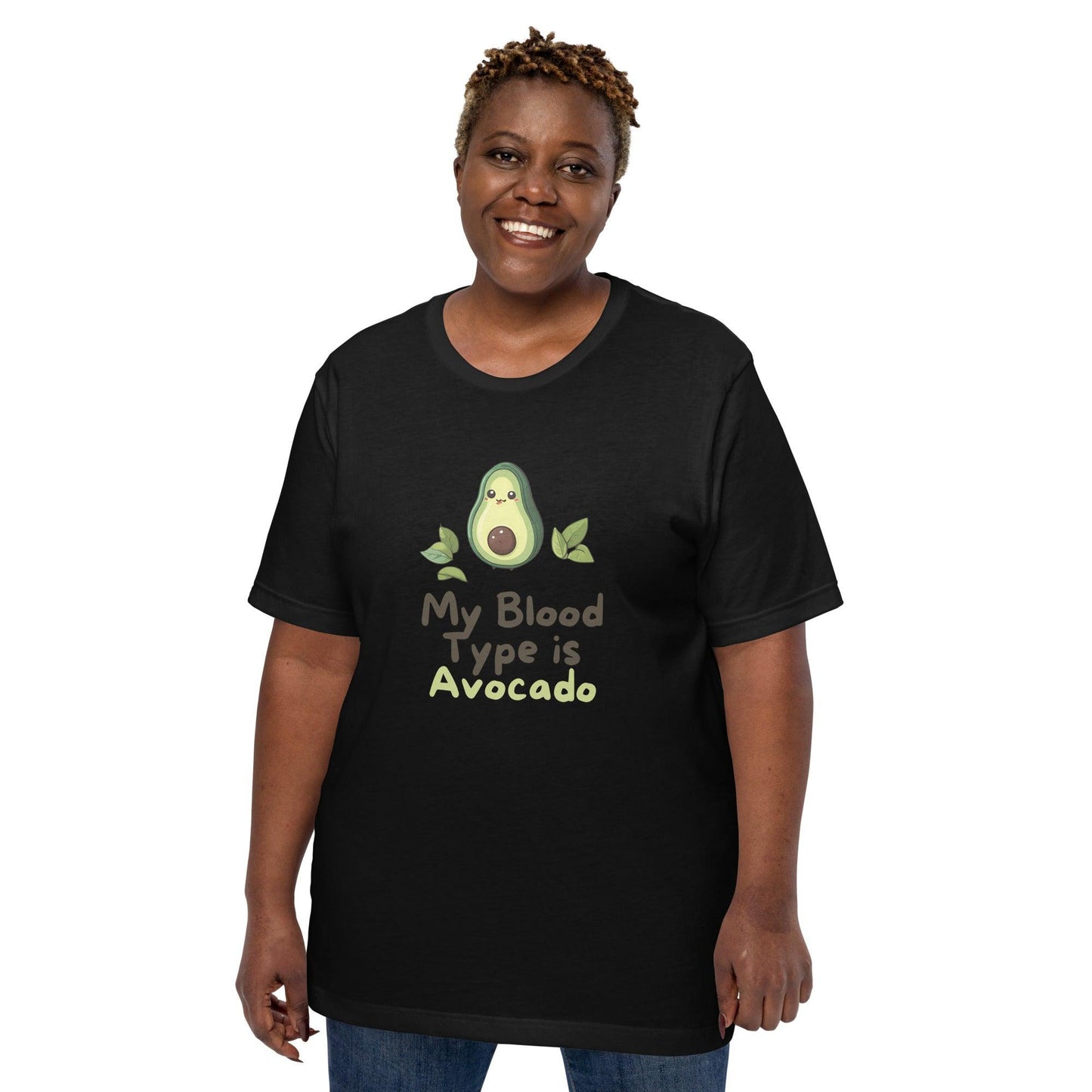 Blood Type: Avocado T-Shirt - Swag Me