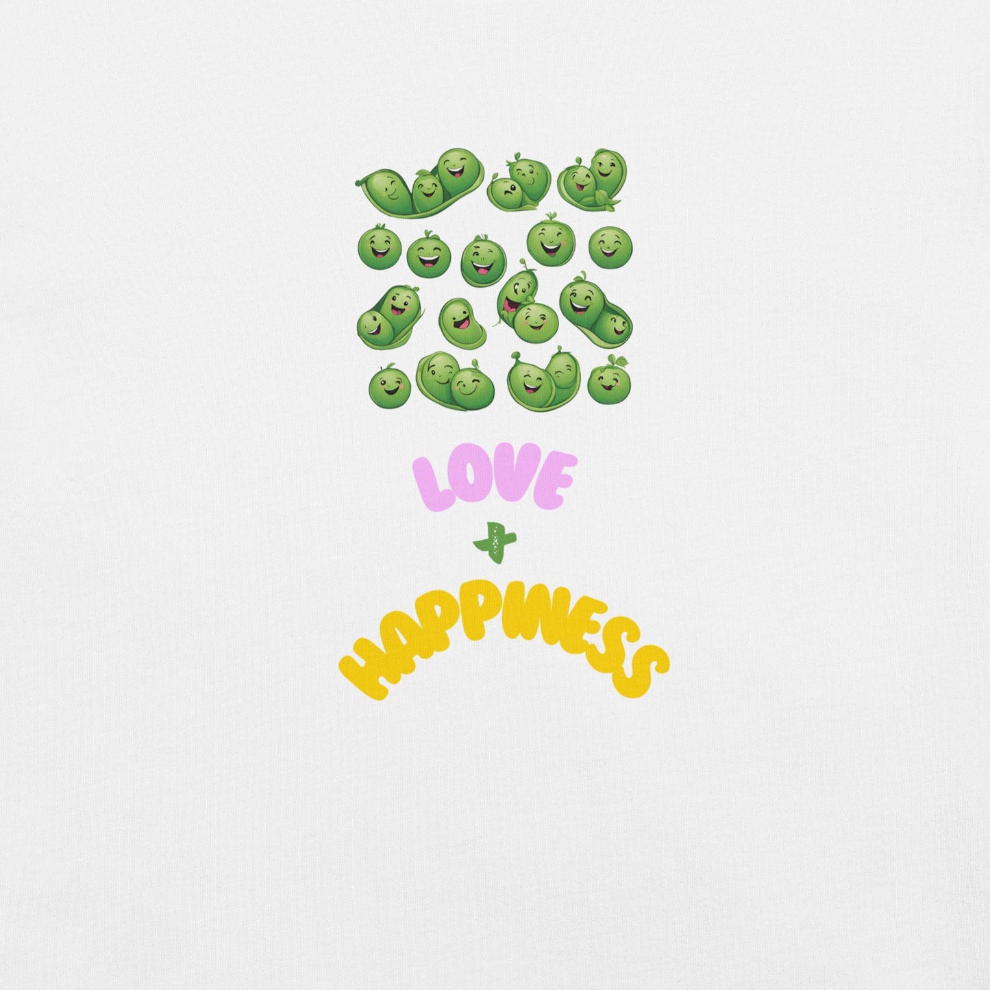 Peas, Love, Happiness T-Shirt - Swag Me