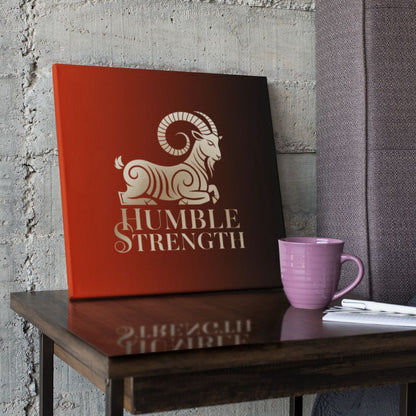 Humble Strength Goat Canvas