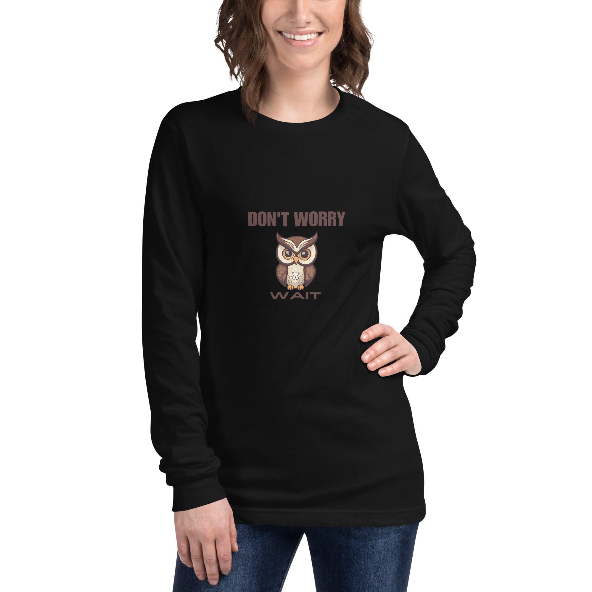 Owl Wait Long Sleeve Tee - Swag Me