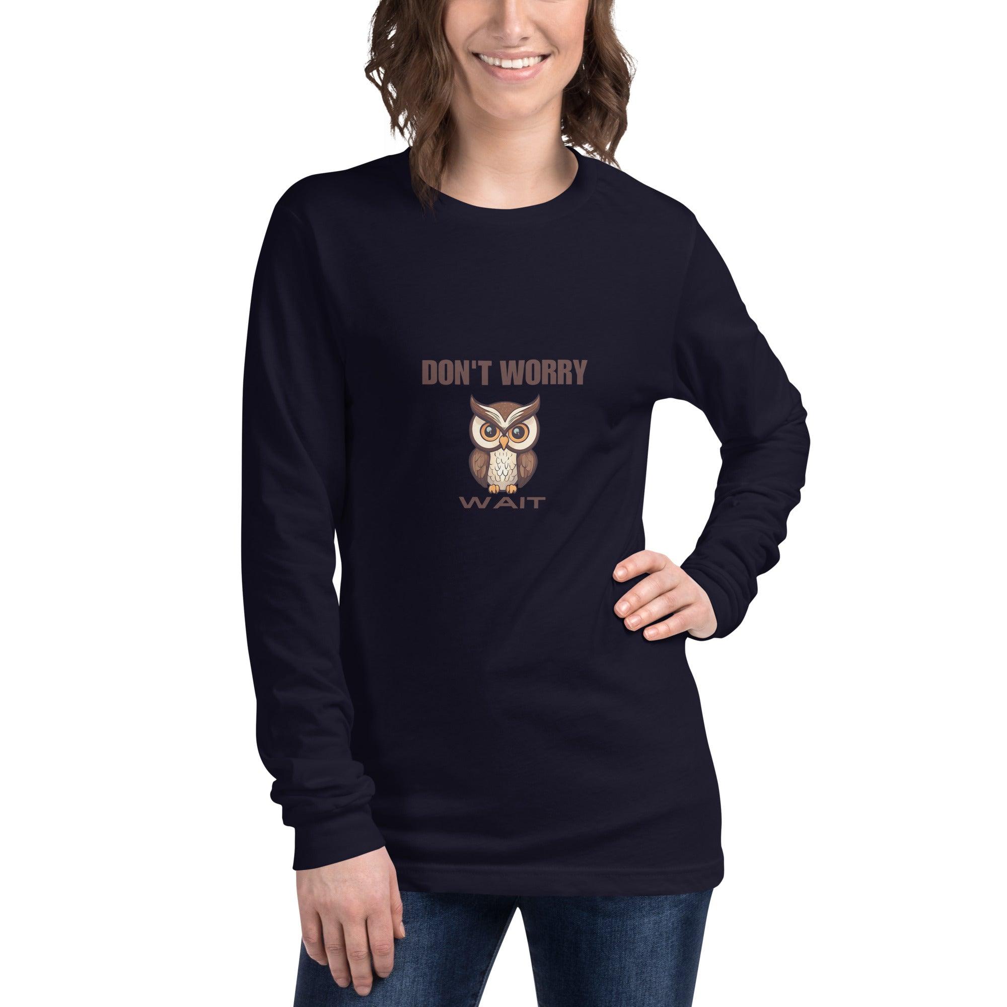 Owl Wait Long Sleeve Tee - Swag Me