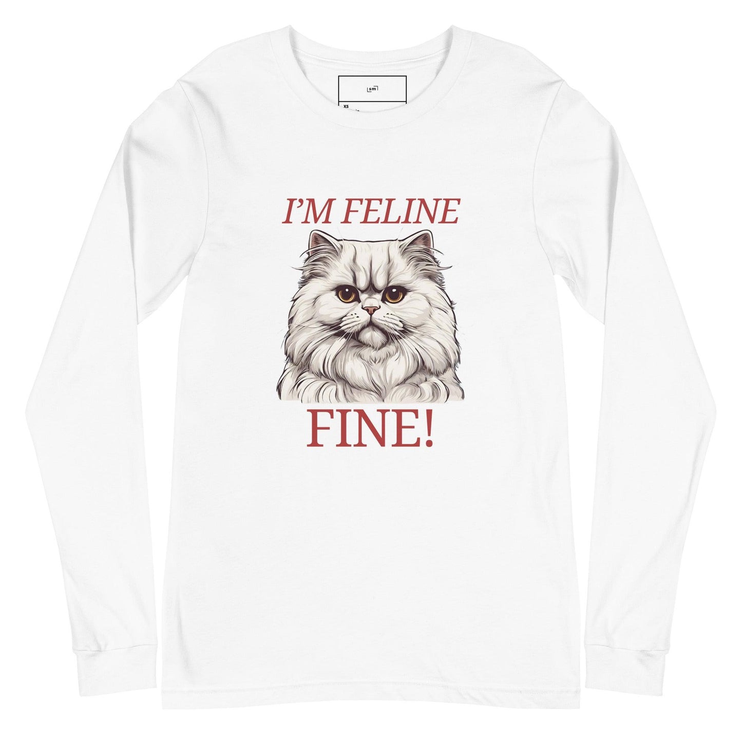 I'm Feline Fine Long Sleeve Tee - Swag Me