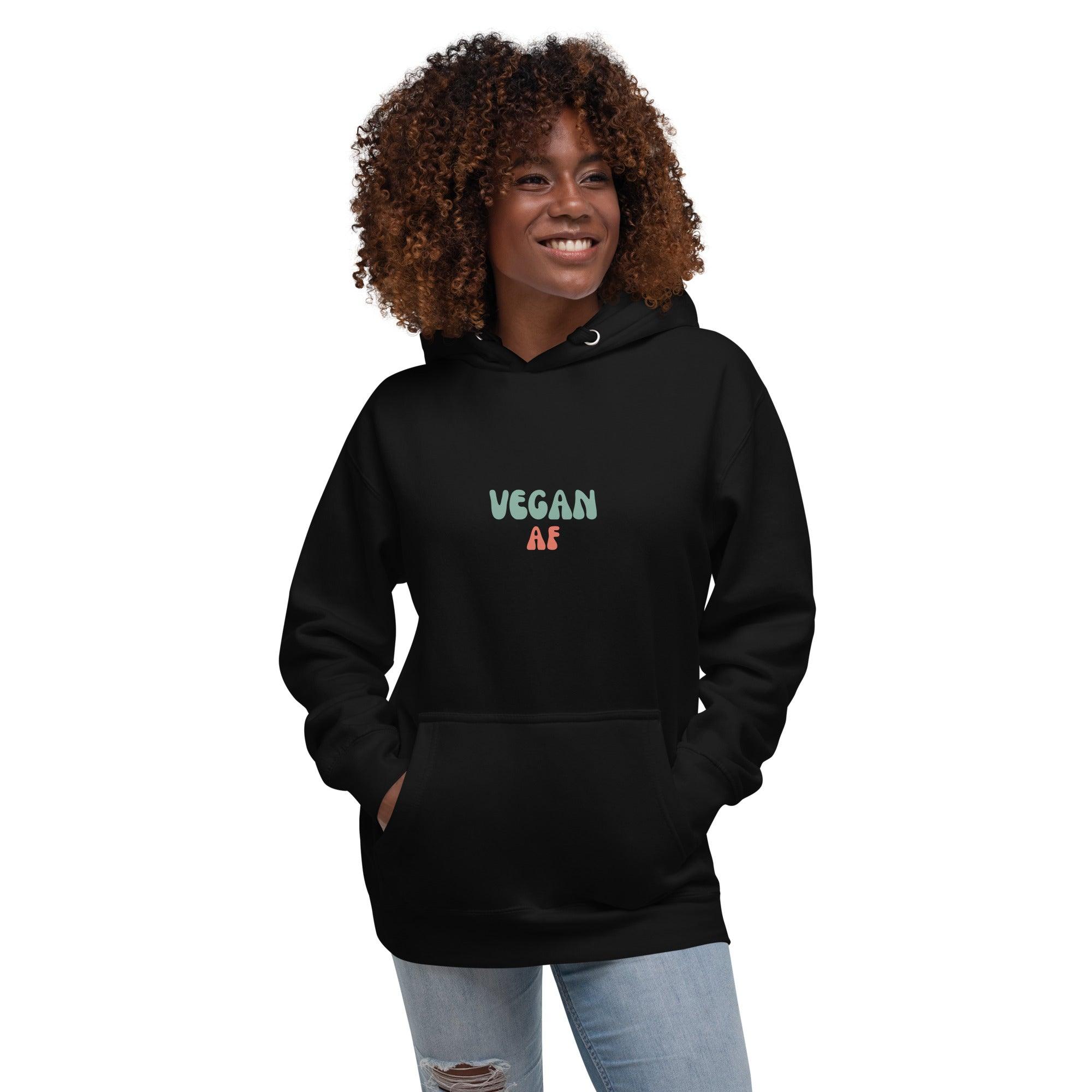 Vegan AF Hoodie - Swag Me
