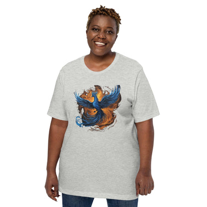 Blue Phoenix T-Shirt - Swag Me