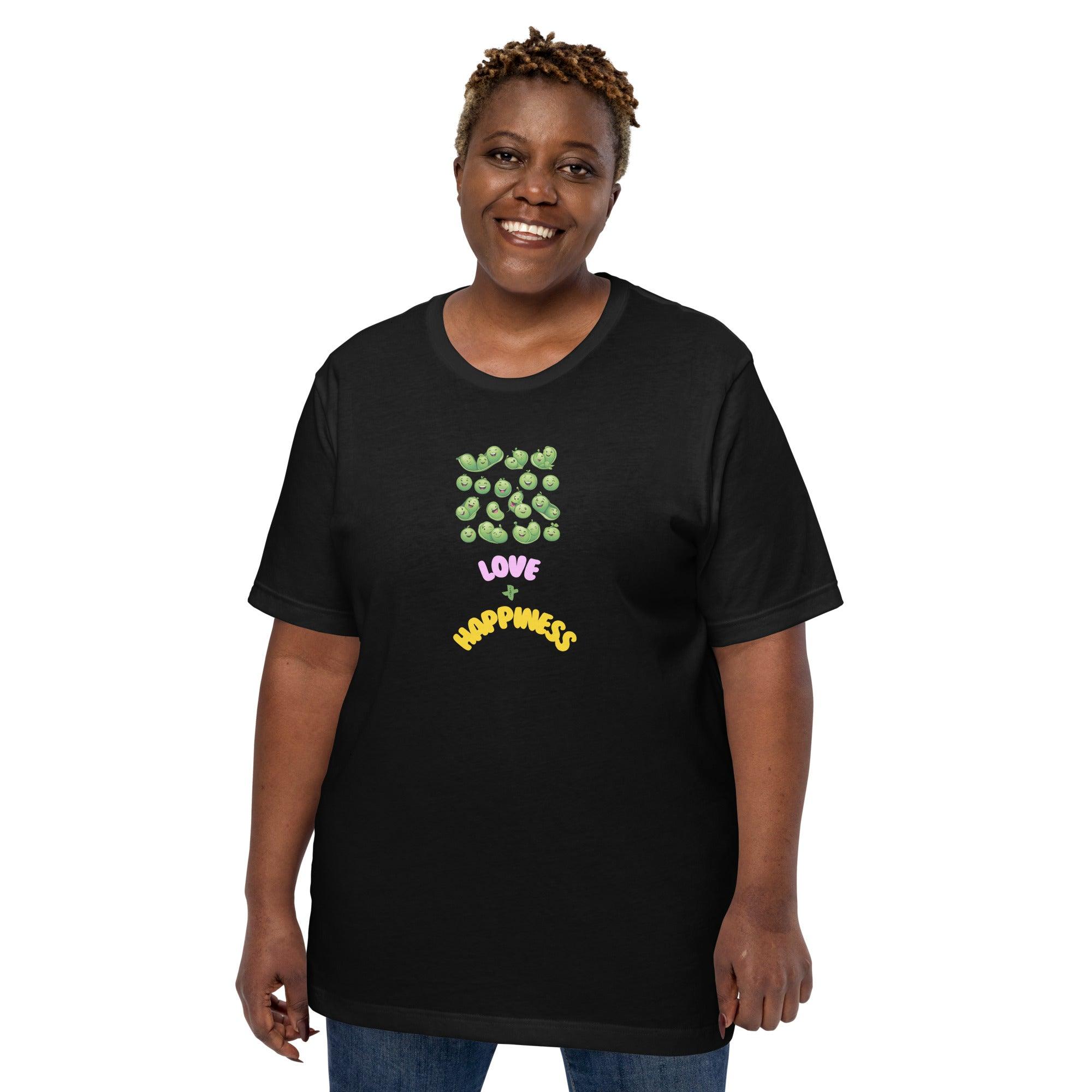 Peas, Love, Happiness T-Shirt - Swag Me