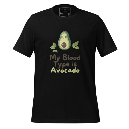 Blood Type: Avocado T-Shirt - Swag Me