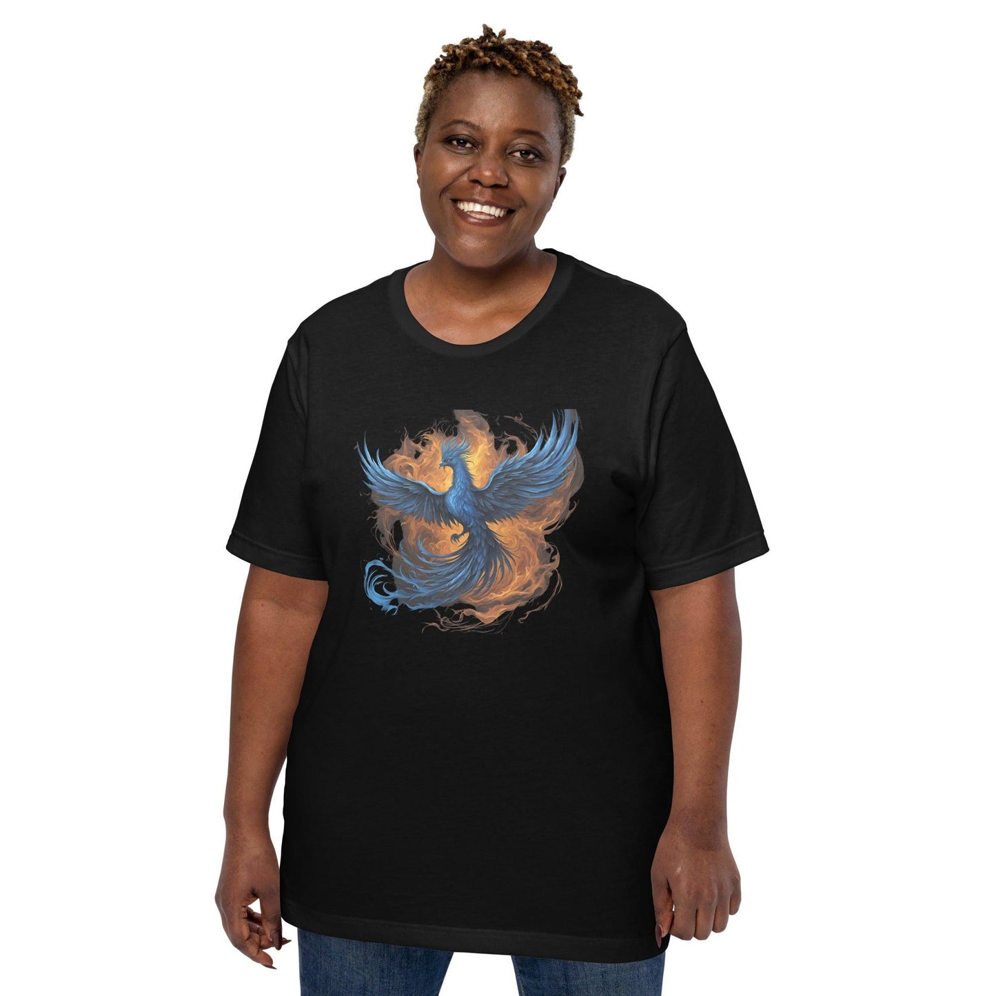 Blue Phoenix T-Shirt - Swag Me