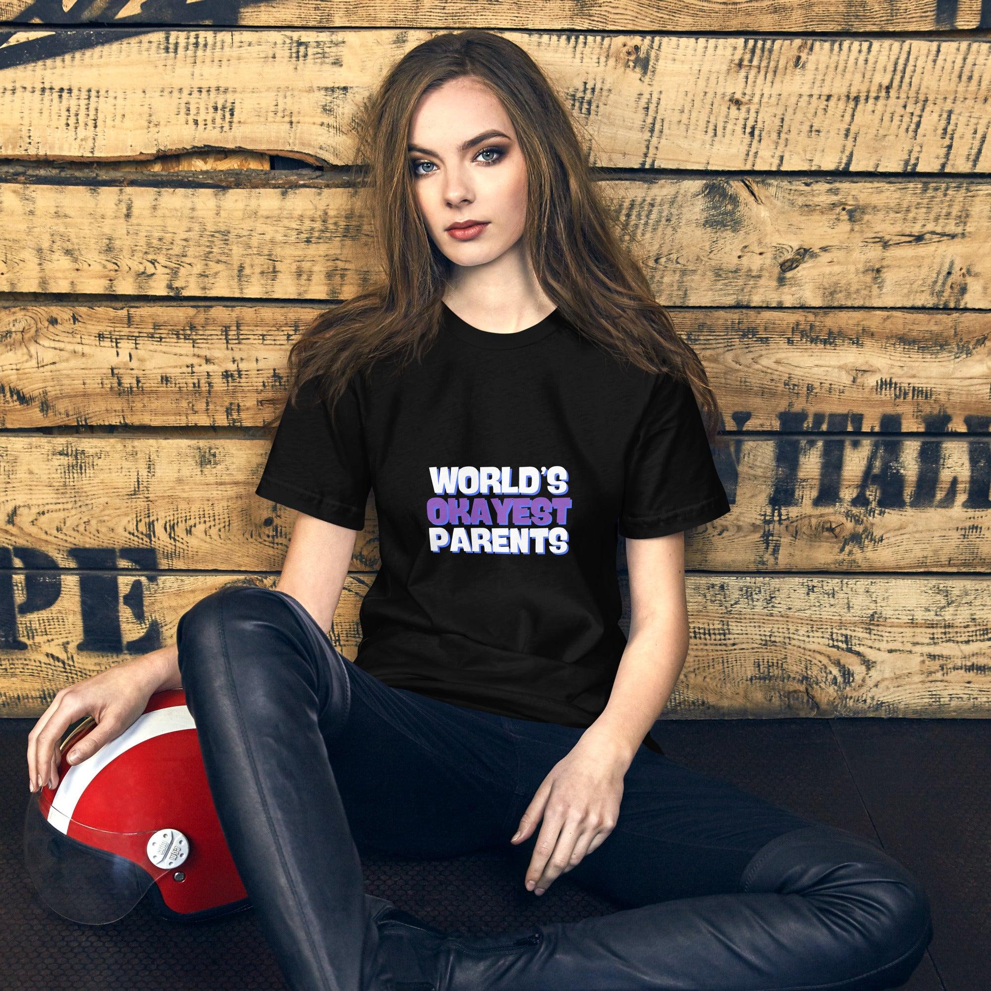 World's Okayest Parents T-Shirt - Swag Me