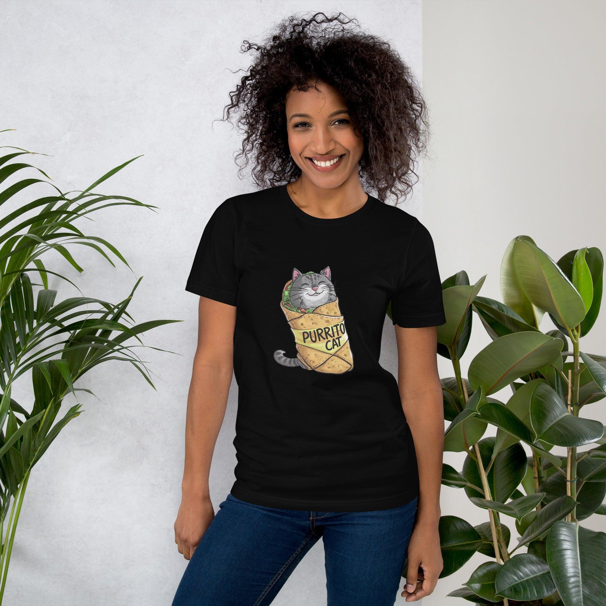 Purrito Cat T-Shirt - Swag Me