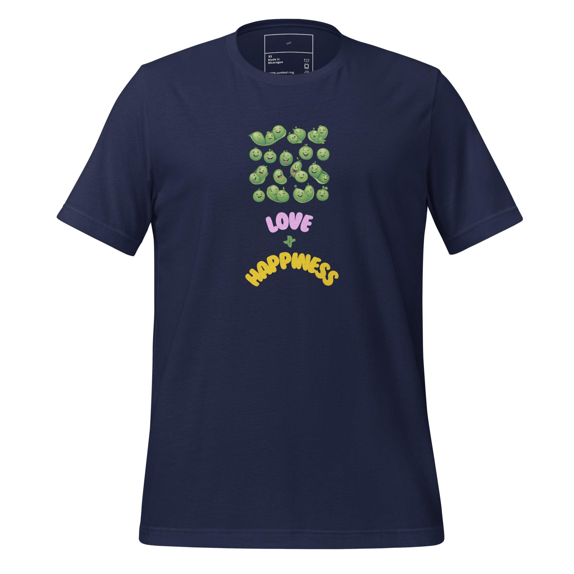 Peas, Love, Happiness T-Shirt - Swag Me