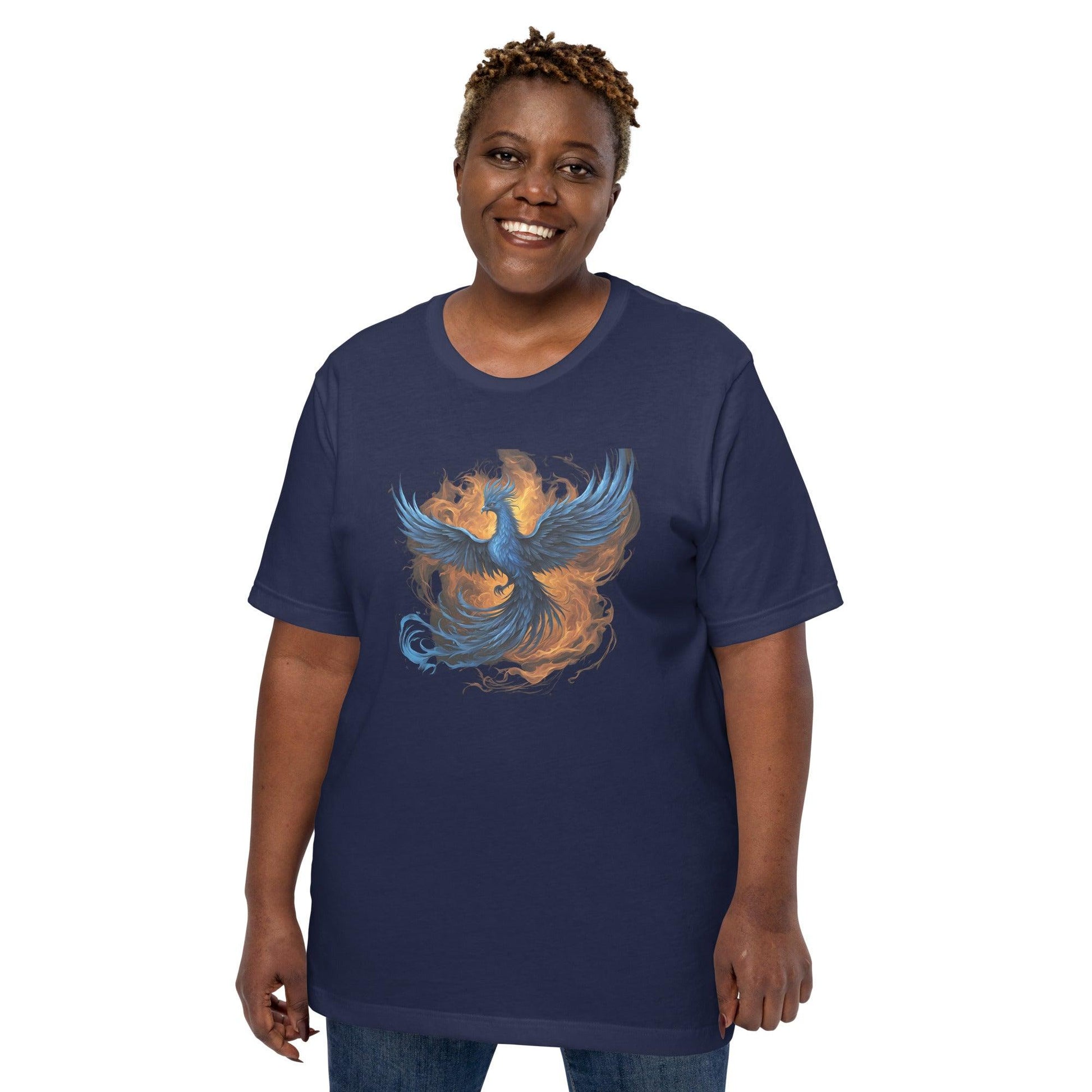 Blue Phoenix T-Shirt - Swag Me