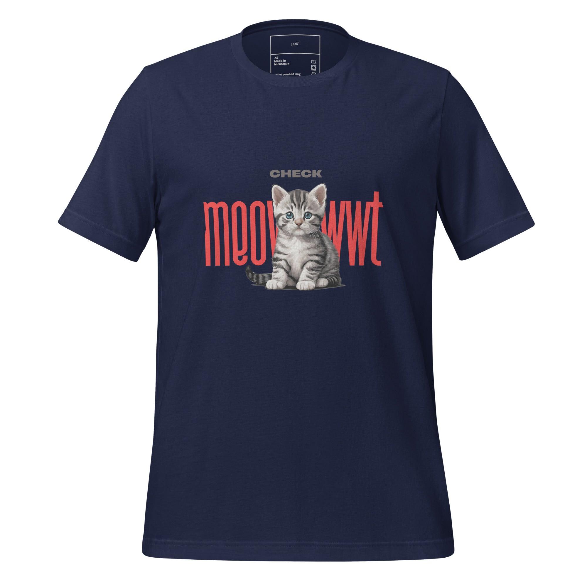 Check Meowt T-Shirt - Swag Me