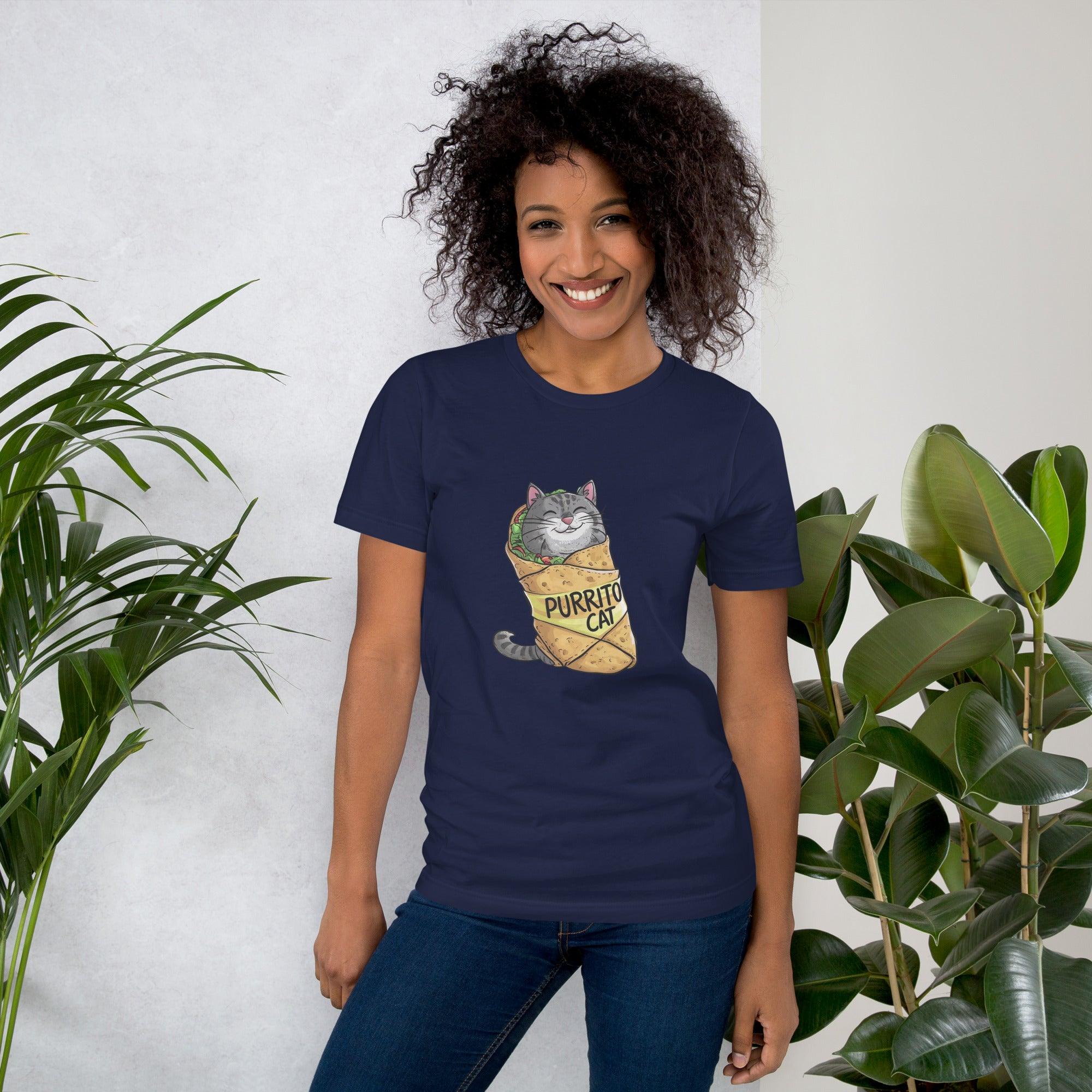 Purrito Cat T-Shirt - Swag Me