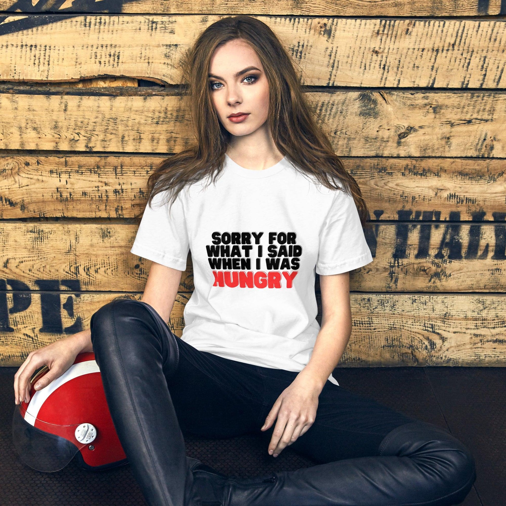 Sorry I'm Hungry T-Shirt - Swag Me