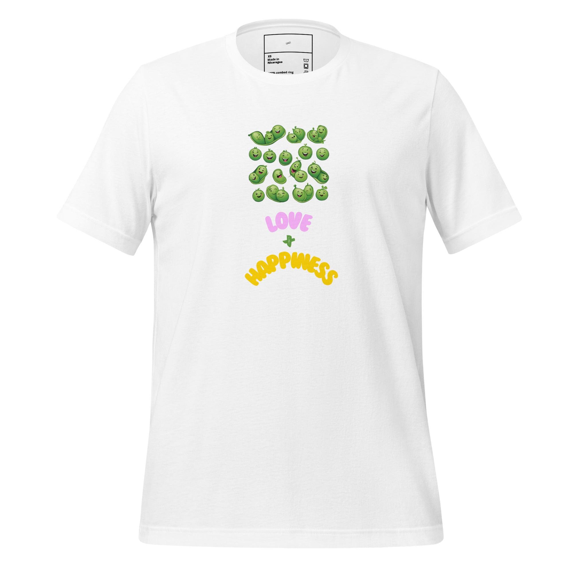 Peas, Love, Happiness T-Shirt - Swag Me