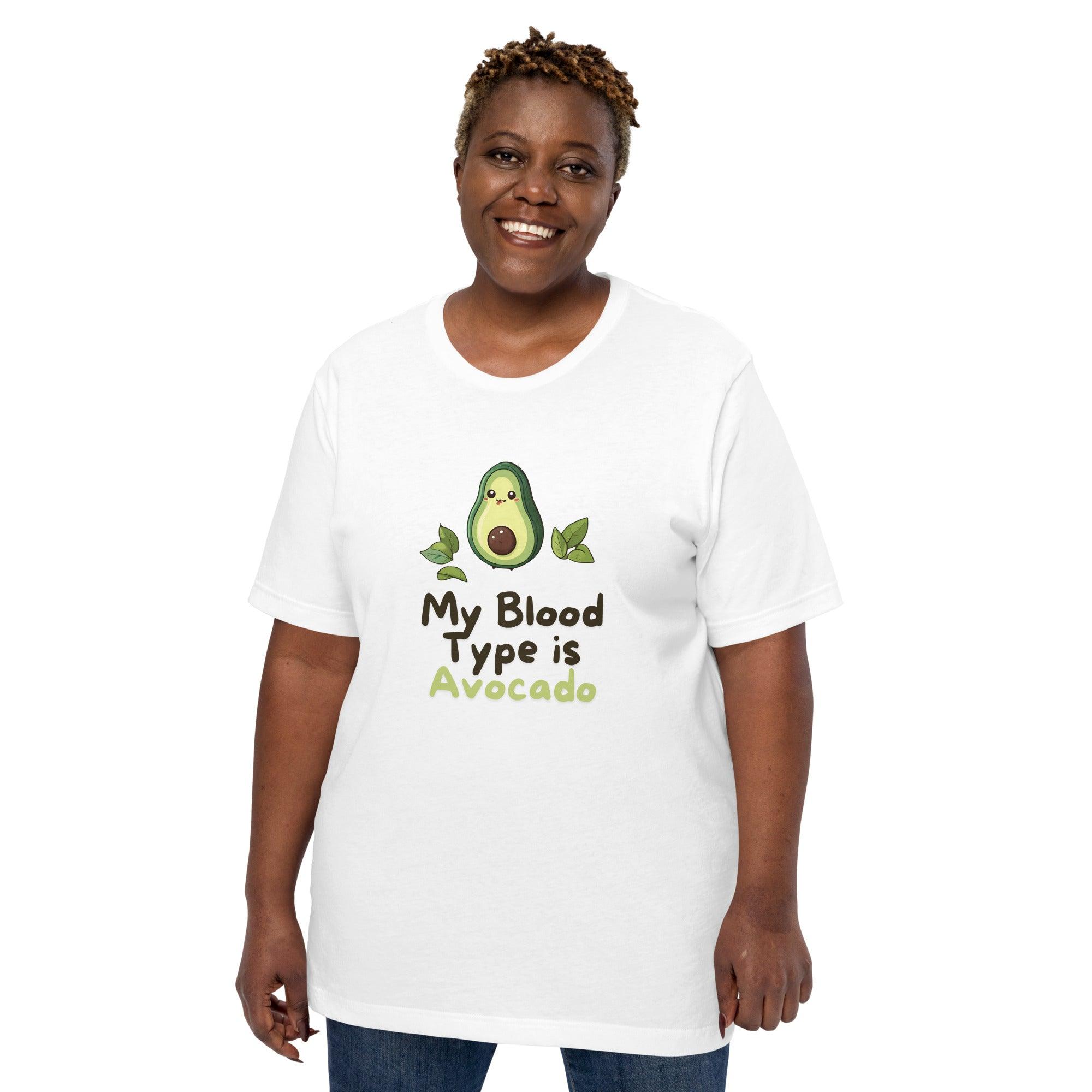Blood Type: Avocado T-Shirt - Swag Me