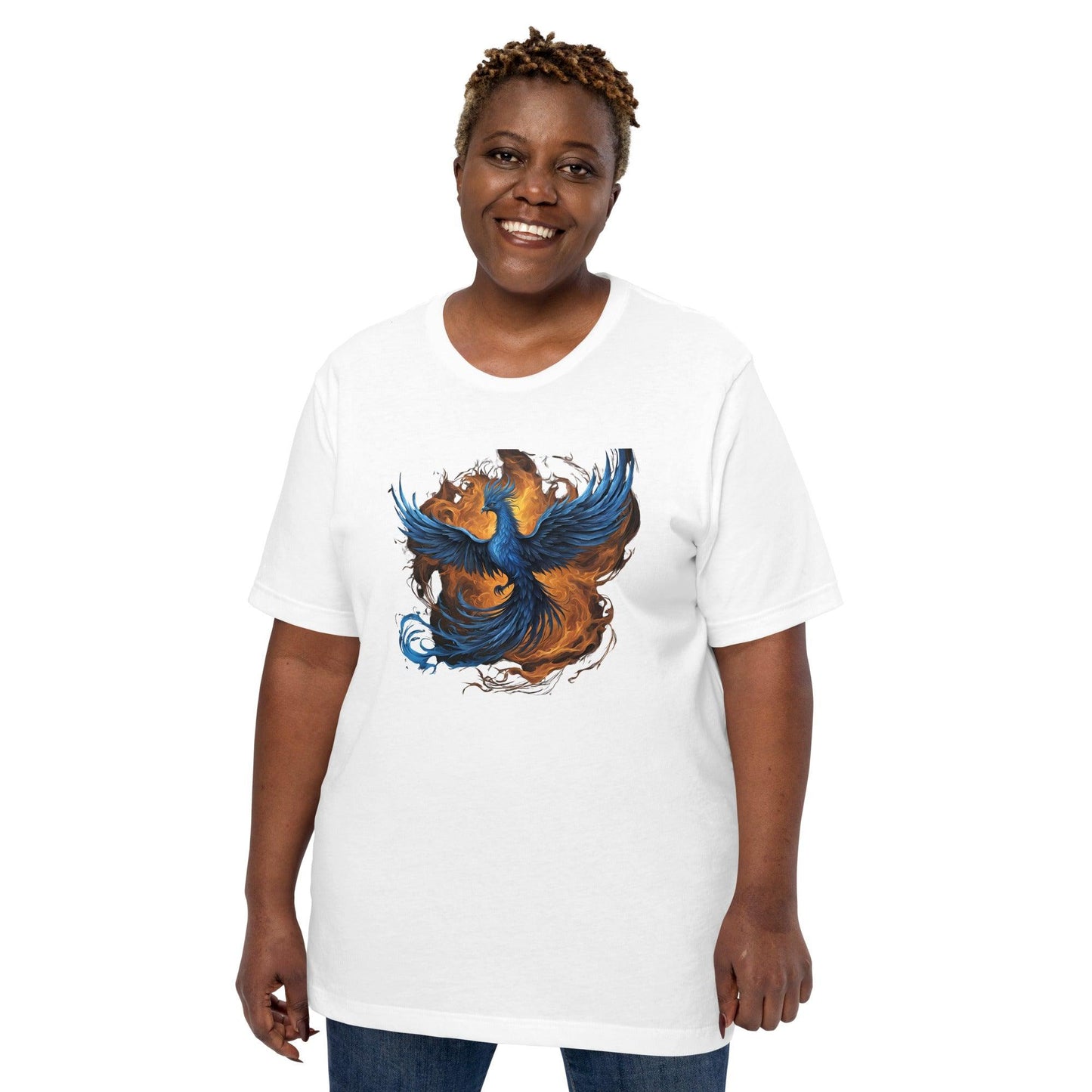 Blue Phoenix T-Shirt - Swag Me