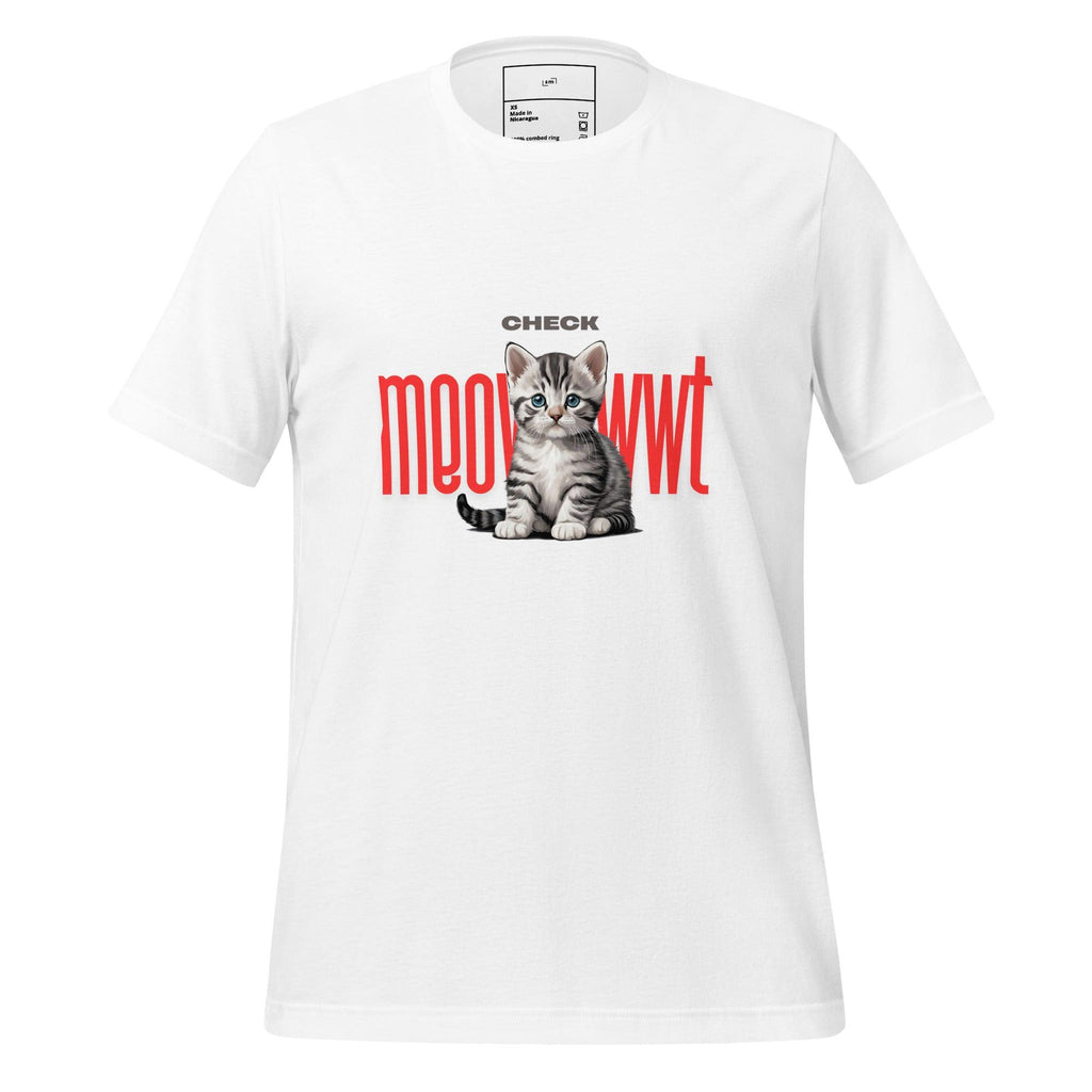 Check Meowt T-Shirt - Swag Me