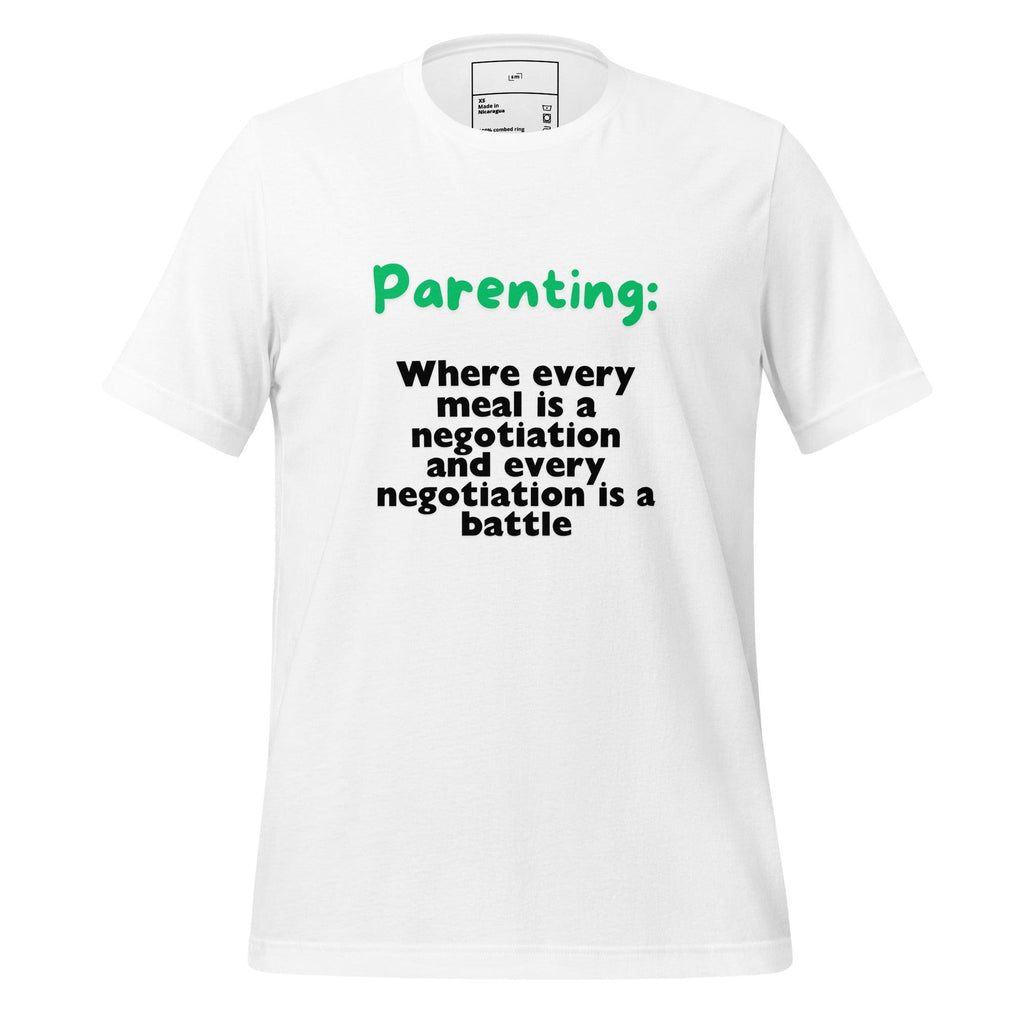 Parenting Negotiation T-Shirt - Swag Me