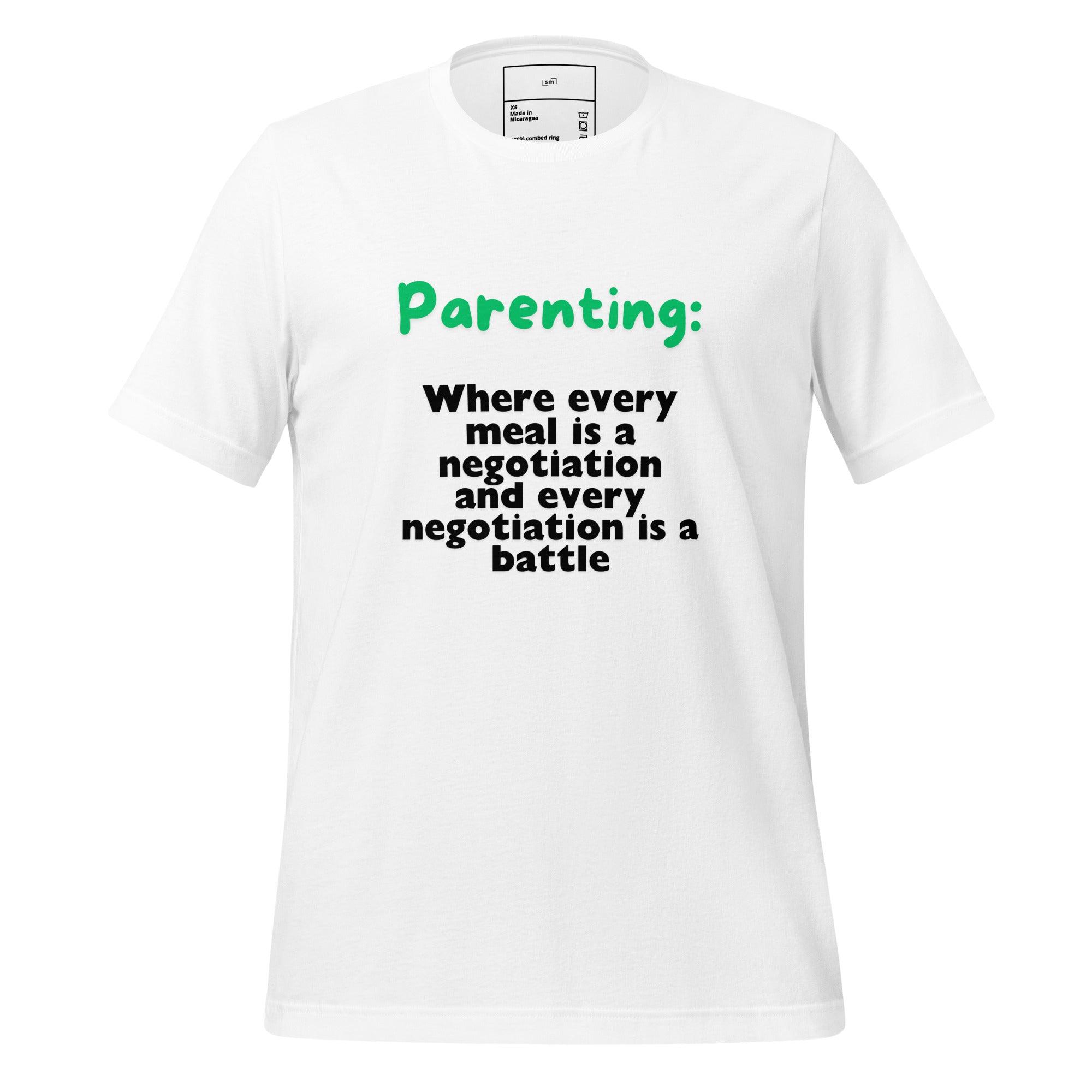 Parenting Negotiation T-Shirt - Swag Me