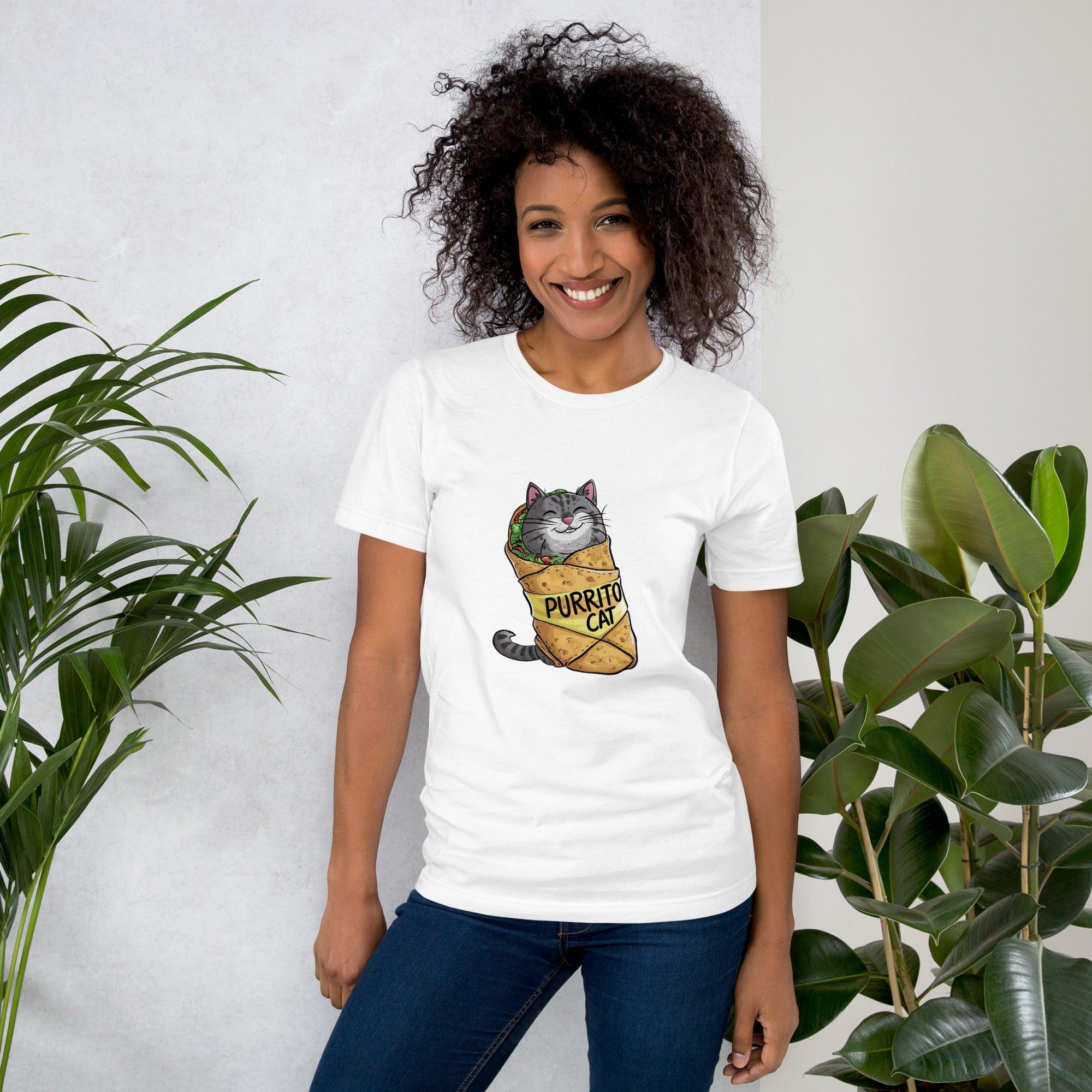 Purrito Cat T-Shirt - Swag Me