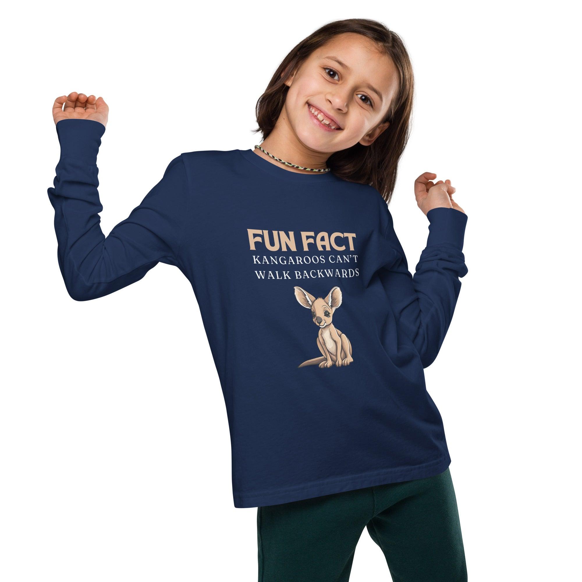 Kangaroo Youth Long Sleeve Tee - Swag Me