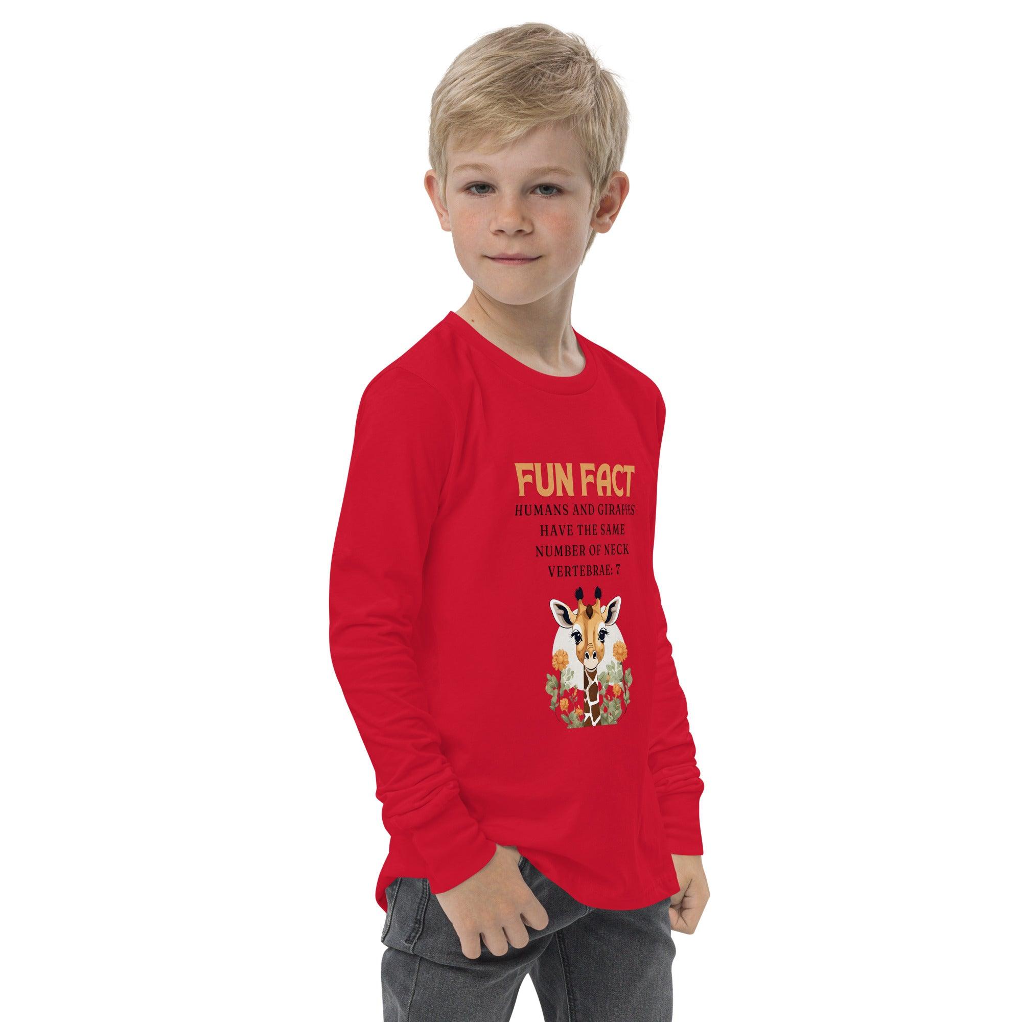 Giraffe Youth Long Sleeve Tee - Swag Me