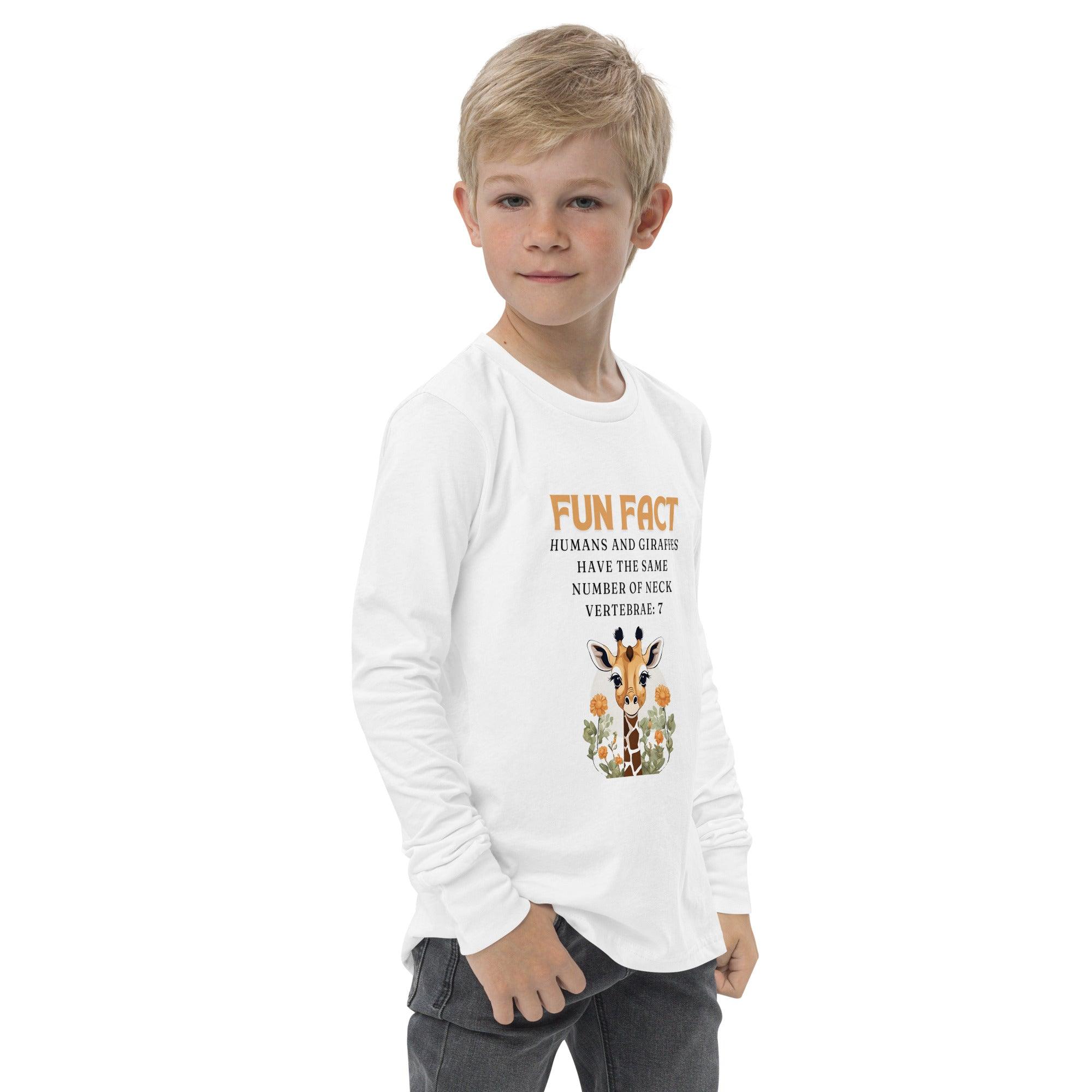 Giraffe Youth Long Sleeve Tee - Swag Me